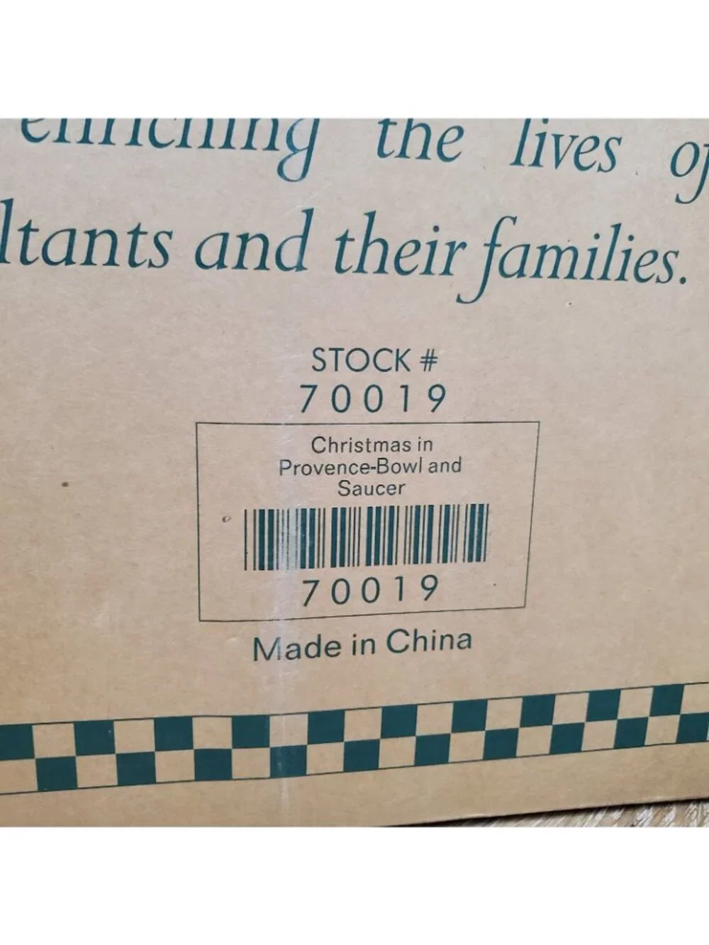 Southern Living Christmas In Province Terra Cotta Bowl and Saucer Planter Signed